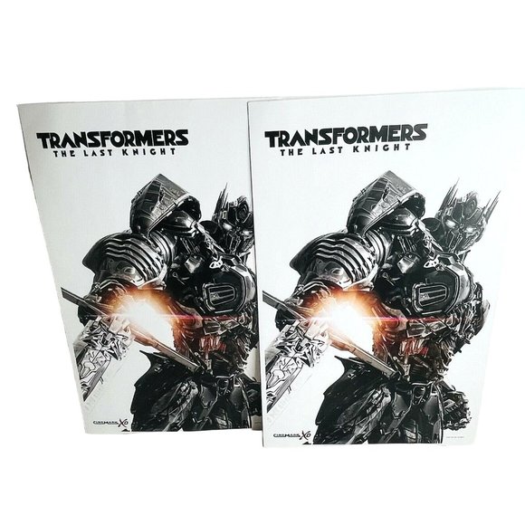 Transformers The Last Knight 2017 Cinemark XD Promo 2 Movie Posters 17 x 11 - Picture 1 of 9